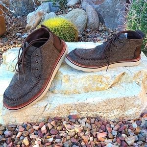 Tom's Men's Brown Tweed Chukka Boot
